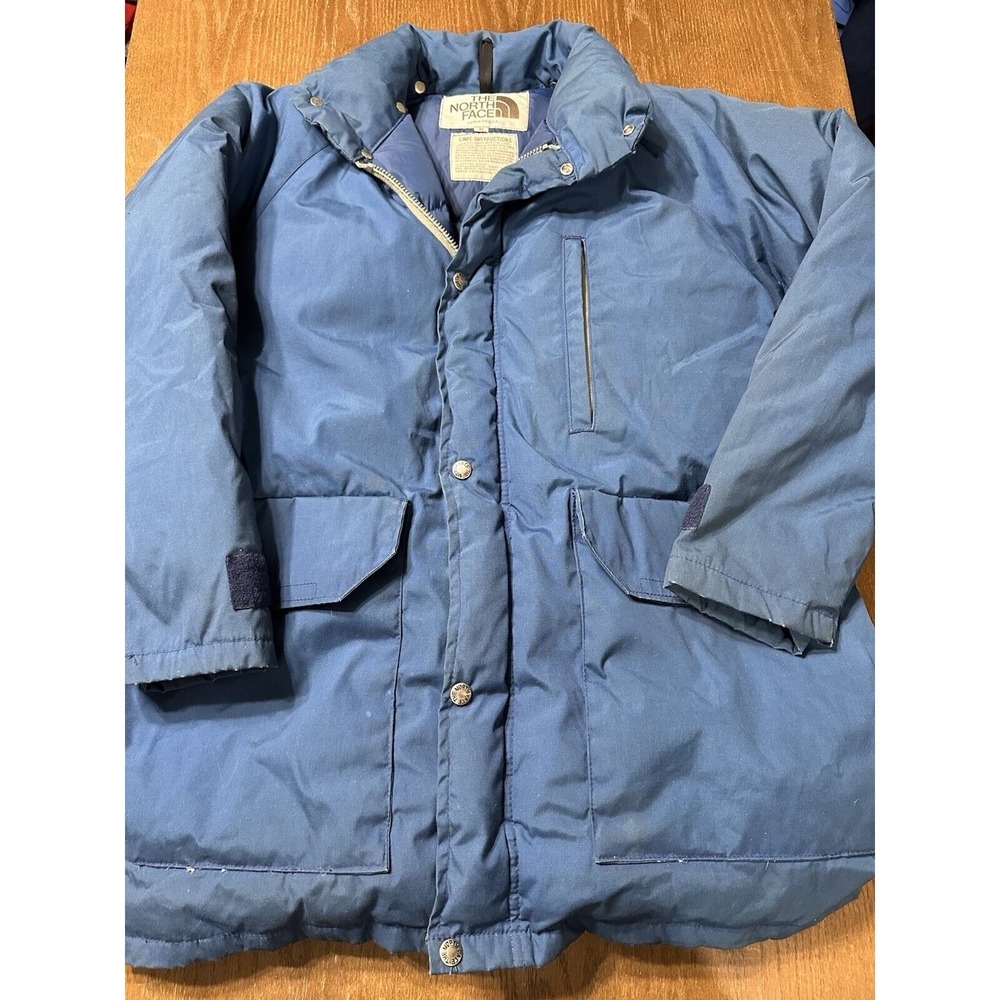 Vintage 70s‎ Brown Label The North Face Goose Down Made In USA Puffer Jacket S